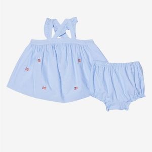 NWT Janie and Jack flag dress 0-3 months baby girl